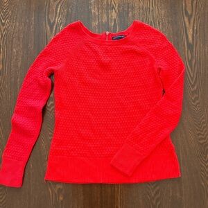 American Eagle Outfitters Bright Red Knit Sweater, Small